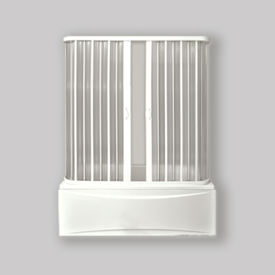 BOX VASCA 3 LATI H.150 A SOFFIETTO IN PVC 70x160 - 170x70 cm