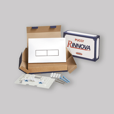 KIT ECO RINNOVA DOPPIOTASTO Cromata mm 4.7