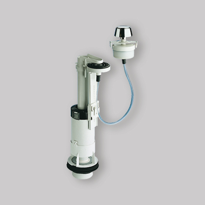 SIFONE PER CASSETTE MONOBLOCCO Kit con pulsante cromato