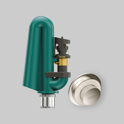 SISTEMA DI SCARICO ECOSTOP CATIS Pulsante Bianco