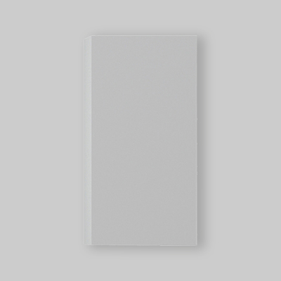 PENSILE D'ARREDO REVERSIBILE BIANCO OPACO 25x50 cm