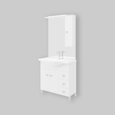 COMPOSIZIONE MOBILE DA BAGNO BETA 105 Bianco Lucido