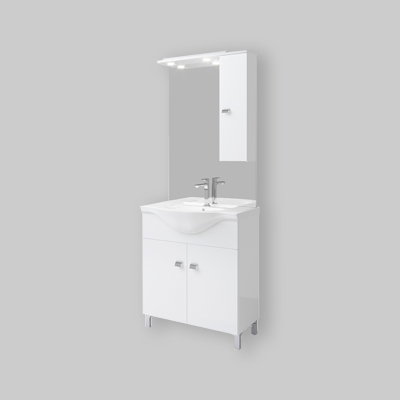 COMPOSIZIONE MOBILE DA BAGNO BETA NEW 75 Bianco Lucido