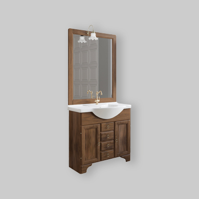 MOBILE DA BAGNO MICHELA 85 ARTE POVERA Base cm 85