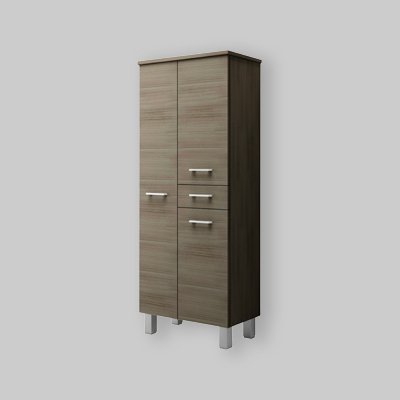 COLONNA DOPPIA EUCALIPTO SCURO 3 Ante + 1 Cassetto