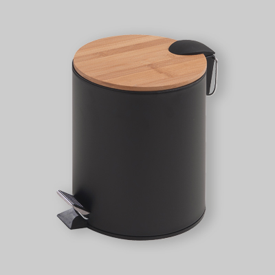 CESTINO PORTARIFIUTI "BAMBOO 5" Nero 5 lt