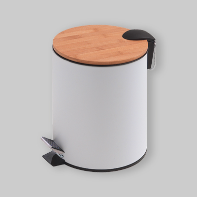 CESTINO PORTARIFIUTI "BAMBOO 3" Bianco 3 lt