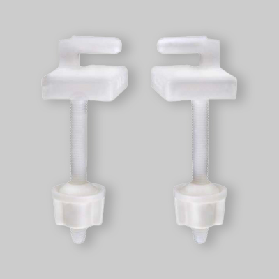 COPPIA SUPPORTI IN PVC PER SEDILI IN ABS