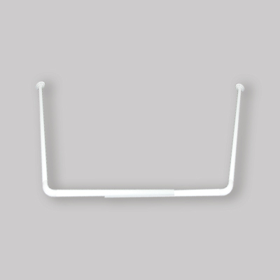 ASTA DOCCIA IDEAL BIANCO 3 LATI 90x90x90 cm