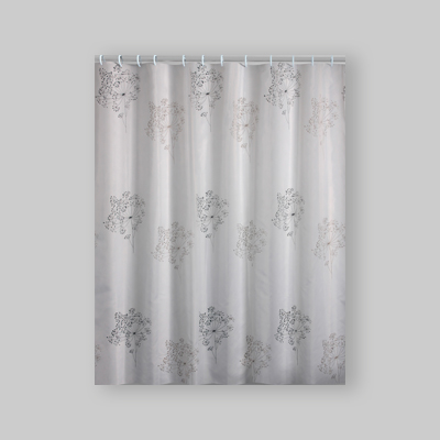 TENDA DOCCIA PARFUME 180x200 Bianco/Nero