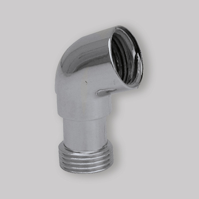 CURVA PER DOCCIA PVC CROMATA 1/2"