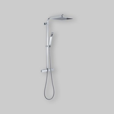 SET COLONNA DOCCIA "STARMIX 01" QUADRO Cromo