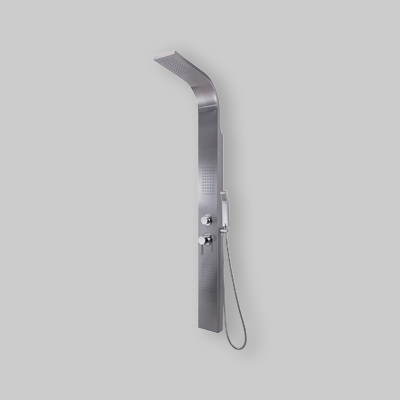 PANNELLO DOCCIA "MASSAGE 01" Inox Spazzolato