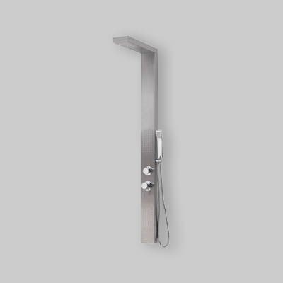 PANNELLO DOCCIA 'CASCADE 00' Inox spazzolato