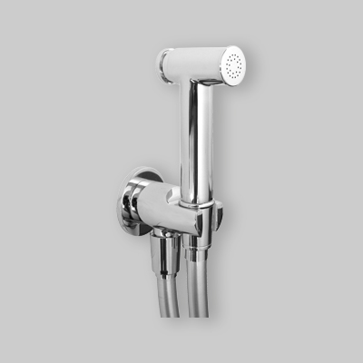 KIT DOCCIA SHUT-OFF "SARABY" Cromo - doccetta ottone