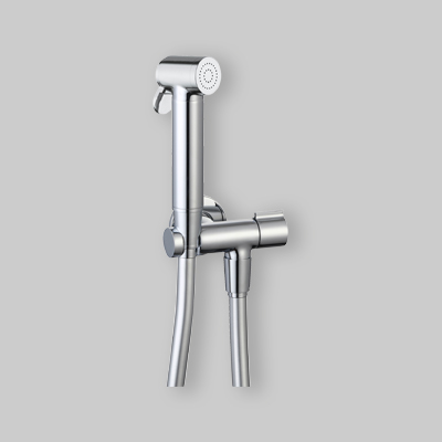 KIT DOCCIA SHUT-OFF "SARABY" CON VALVOLA Cromo - doccetta ottone
