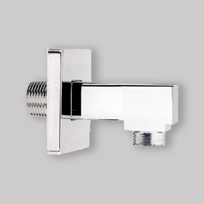 ANGOLO CON ROSONE LUSSO QUADRO 1/2" x 1/2"