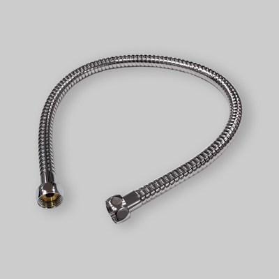 FLESSIBILE PER COLONNA DOCCIA IN ACCIAIO CROMATO 1/2" x 1/2" - 60 cm