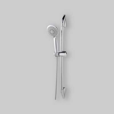 SET SALISCENDI DOCCIA CURVO Cromato 3 getti