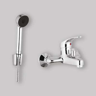 MISCELATORE VASCA ROMA CON ACCESSORI   Ø 40 cromo