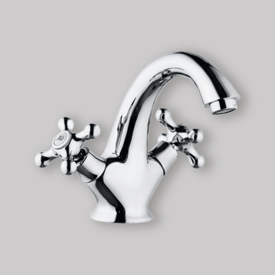 MISCELATORE MONOFORO LAVABO LUSSO ROME cromo