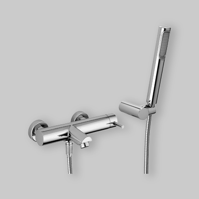 MISCELATORE VASCA CON SET DOCCIA STICK cromo