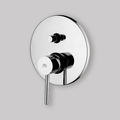 MISCELATORE INCASSO DOCCIA CON DEVIATORE STICK cromo
