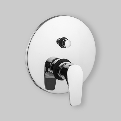 MISCELATORE INCASSO DOCCIA CON DEVIATORE LIME Cromo
