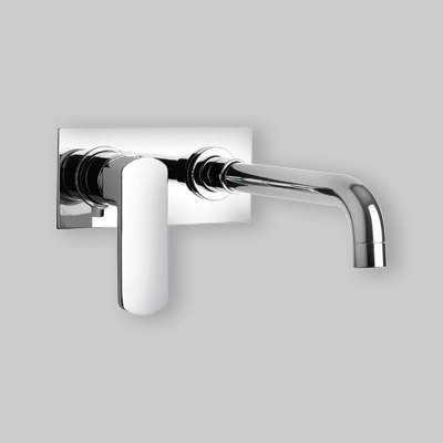 MISCELATORE LAVABO 'STILE' A MURO Bocca cm 20