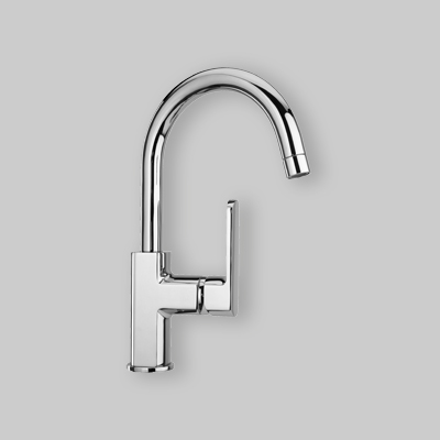 MISCELATORE LAVABO 'STILE' BOCCA ORIENTABILE Scarico 1"1/4