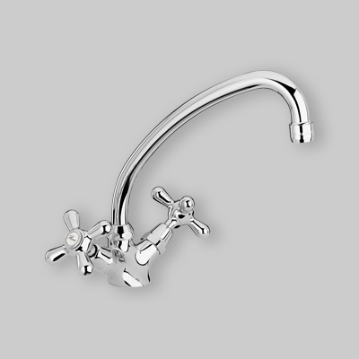 MISCELATORE MONOFORO PER LAVELLO 'LIBERTY' Cromo