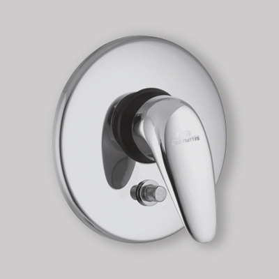 MISCELATORE DOCCIA INCASSO CON DEVIATORE 'SERIE 18' Cromo