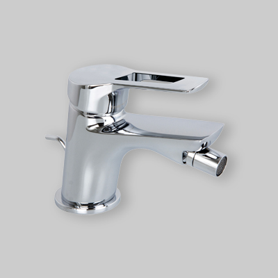MISCELATORE BIDET 'SERIE 4' CON LEVA APERTA Scarico autom. 1" 1/4