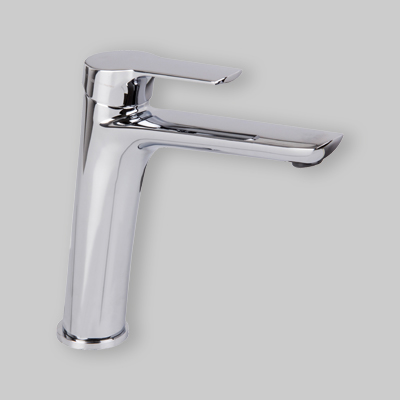 MISCELATORE LAVABO PROLUNGATO 'SERIE 4' LEVA CHIUSA Cromo
