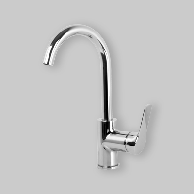 MISCELATORE LAVABO A PONTE 'SERIE 4' LEVA CHIUSA Cromo