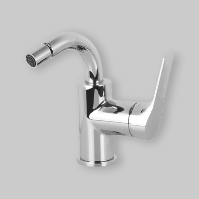 MISCELATORE BIDET A PONTE 'SERIE 4' LEVA CHIUSA Cromo