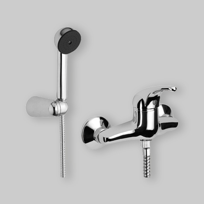SET MISCELATORE DOCCIA ESTERNO 'PRIMA' Supporto duplex