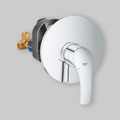 MISCELATORE INCASSO DOCCIA EUROSMART NEW Cromo