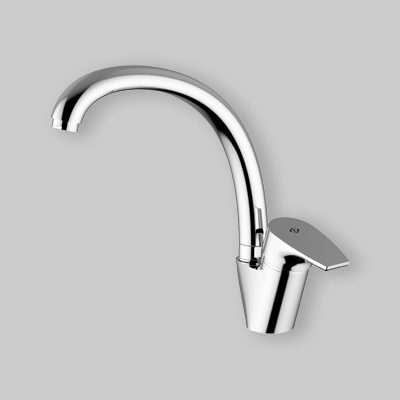 MISCELATORE LAVELLO BING A CANNA CONICA Cromo