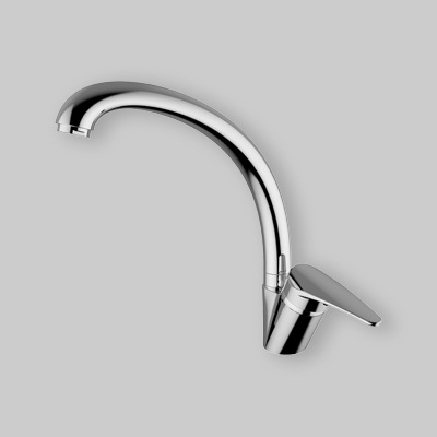MISCELATORE LAVELLO T-ONE CANNA FUSA Cromo