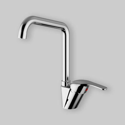 MISCELATORE LAVELLO T-ONE A CANNA ALTA Cromo