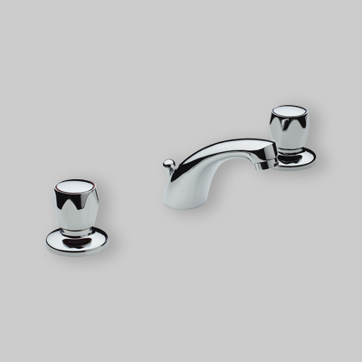 BATTERIA LAVABO TRE FORI Cromo