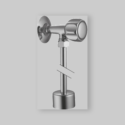 RUBINETTO ORINATOIO CON VITONE Cromo 1/2"