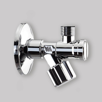 RUBINETTO SOTTOLAVABO CON FILTRO A VITONE 1/2" x 3/8" maniglia ABS