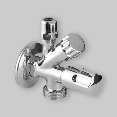 RUBINETTO COMBINATO A 3 VIE   1/2"x3/4" Ø 10