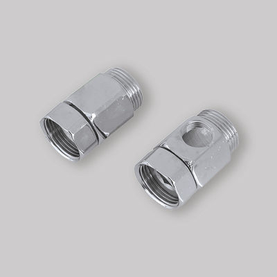 COPPIA DISTANZIALI PER GRUPPI CON DADO GIREVOLE MF 3/4" con foro 3/8" + MF 3/4" cieco
