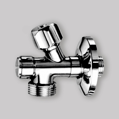 RUBINETTO LAVATRICE CON FILTRO CROMATO 1/2" x 3/4"