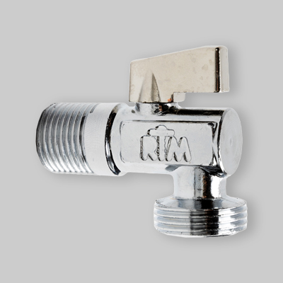 RUBINETTO LAVATRICE A SFERA CROMO 1/2" x 3/4"