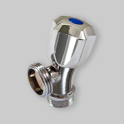 RUBINETTO LAVATRICE INCLINATO 1/2"x3/4" cromato