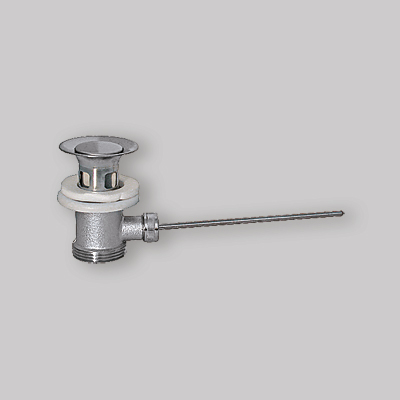 SCARICO SALTARELLO NORTON PESANTE CON TAPPO IN ACCIAIO INOX CALOTTATO LUCIDO 1"